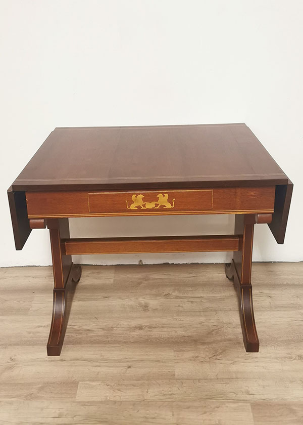 Biedermeier Tisch Mahagoni / Klapptisch