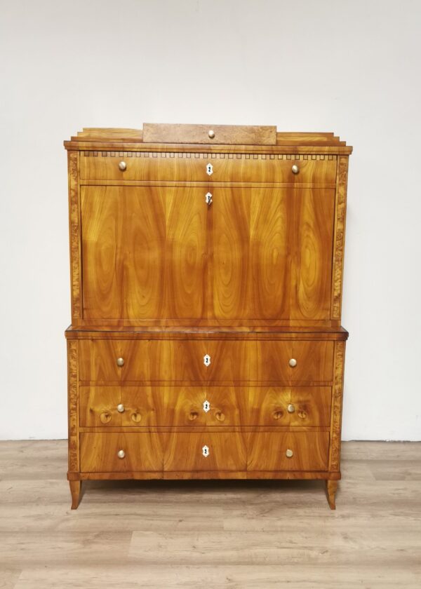Biedermeier Sekretär Kirschbaum um 1830