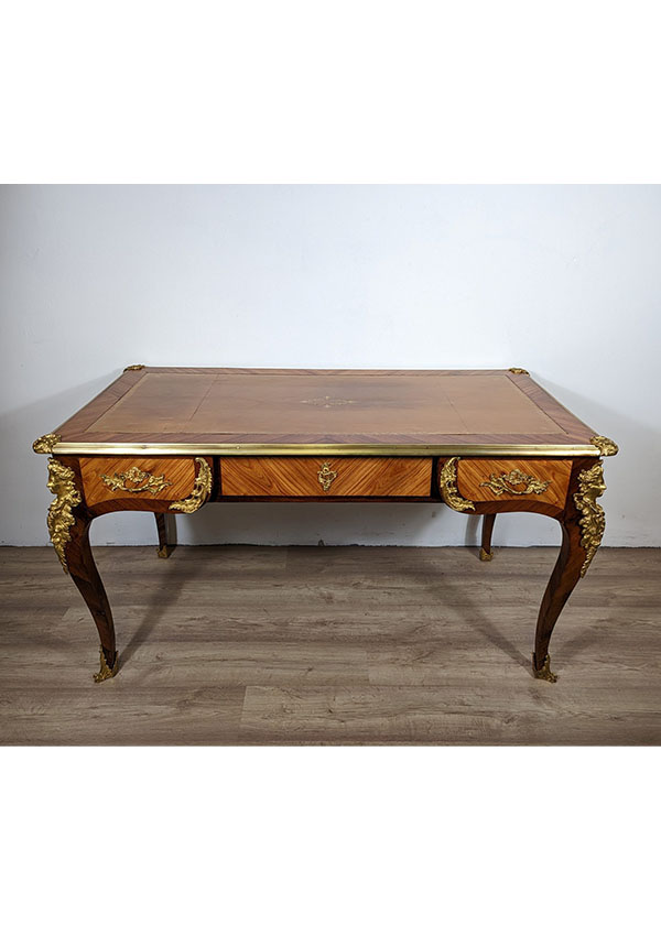 Bureau - Plat Schreibtisch Louis XV Frankreich 19 Jahrhundert