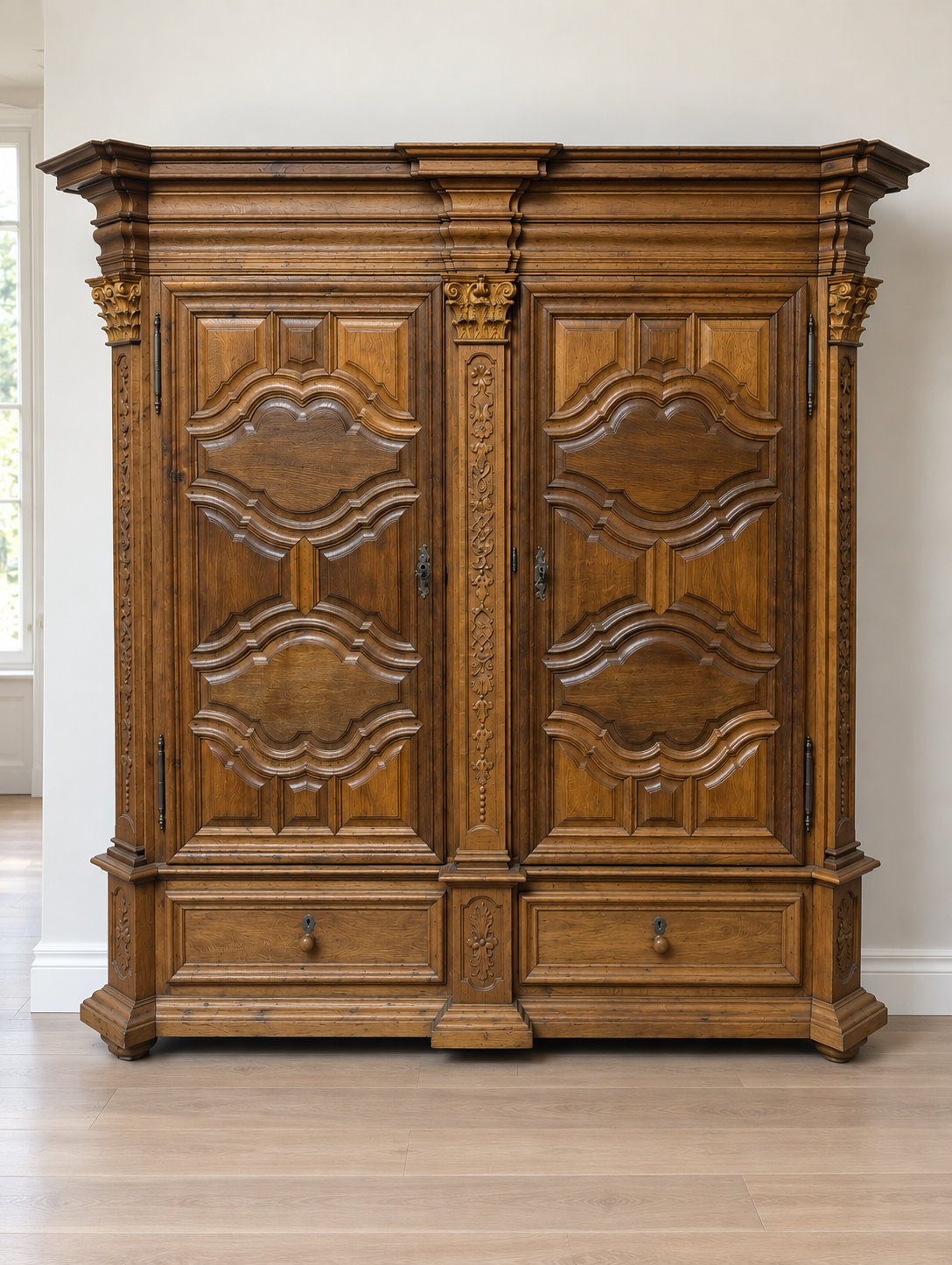 Lothringer Schrank Eiche um 1800