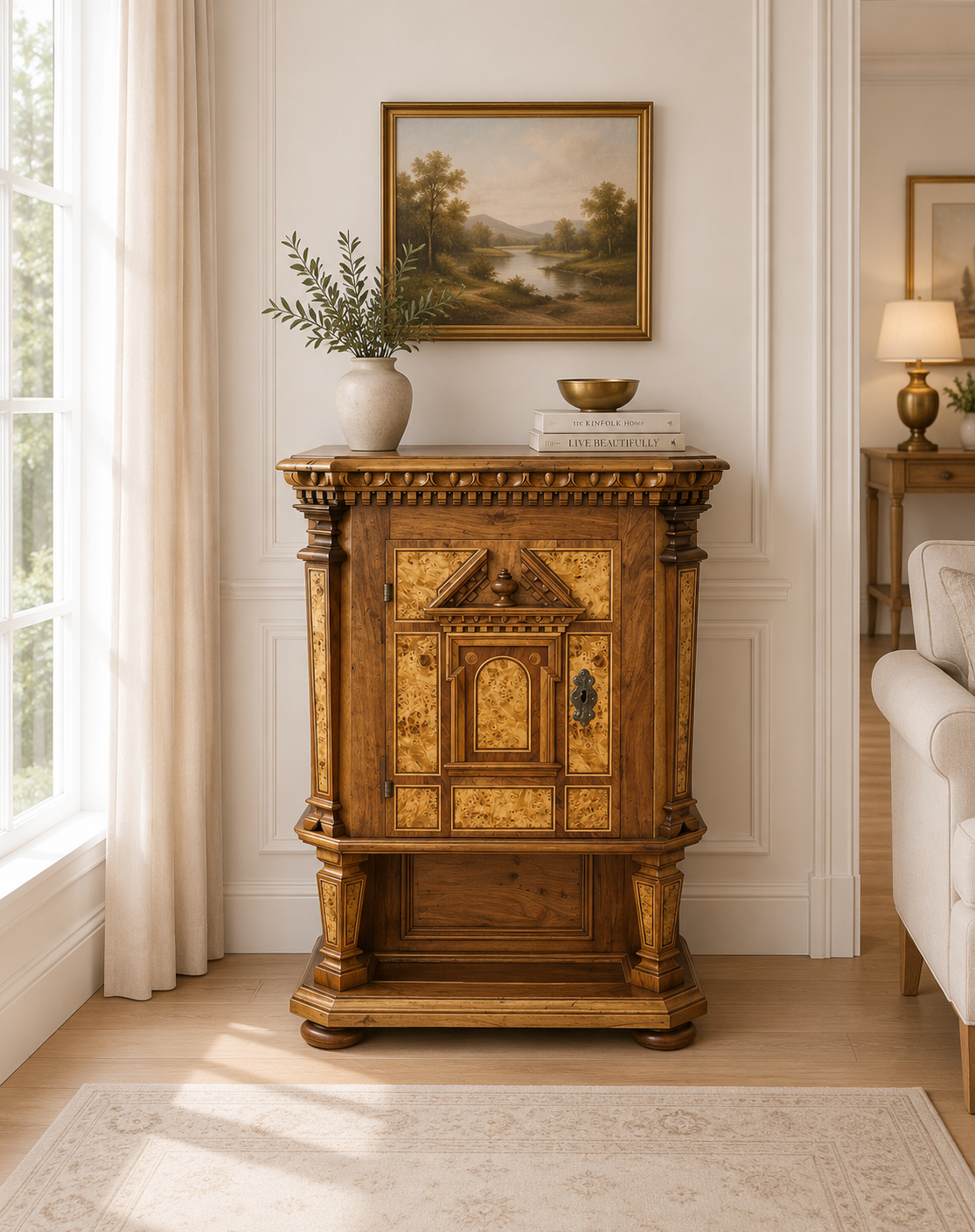 Renaissance Kommode Nussbaum