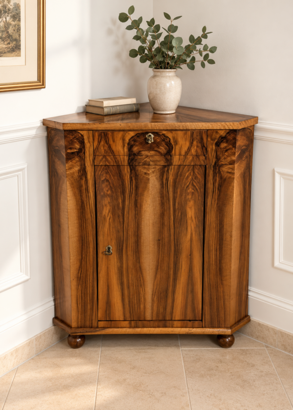Biedermeier Eckschrank um 1830