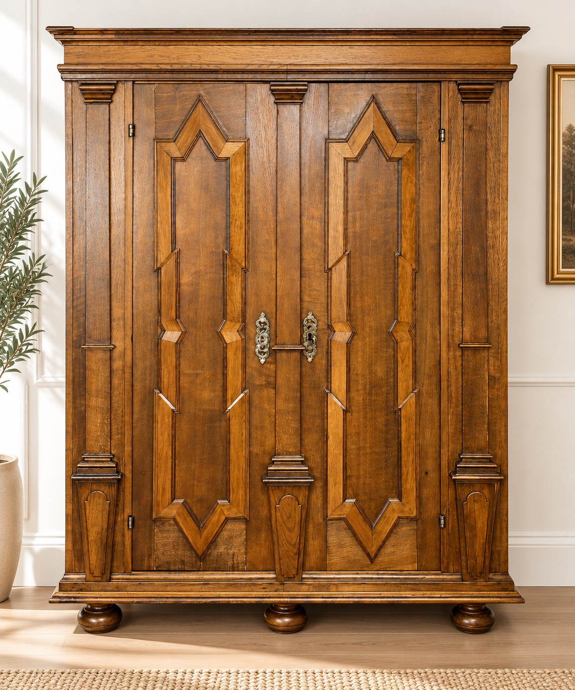 Eiche Renaissance Schrank