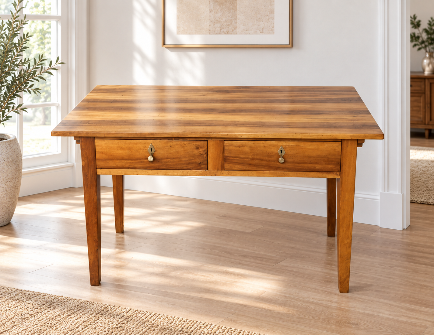 Biedermeier Nussbaum Tisch