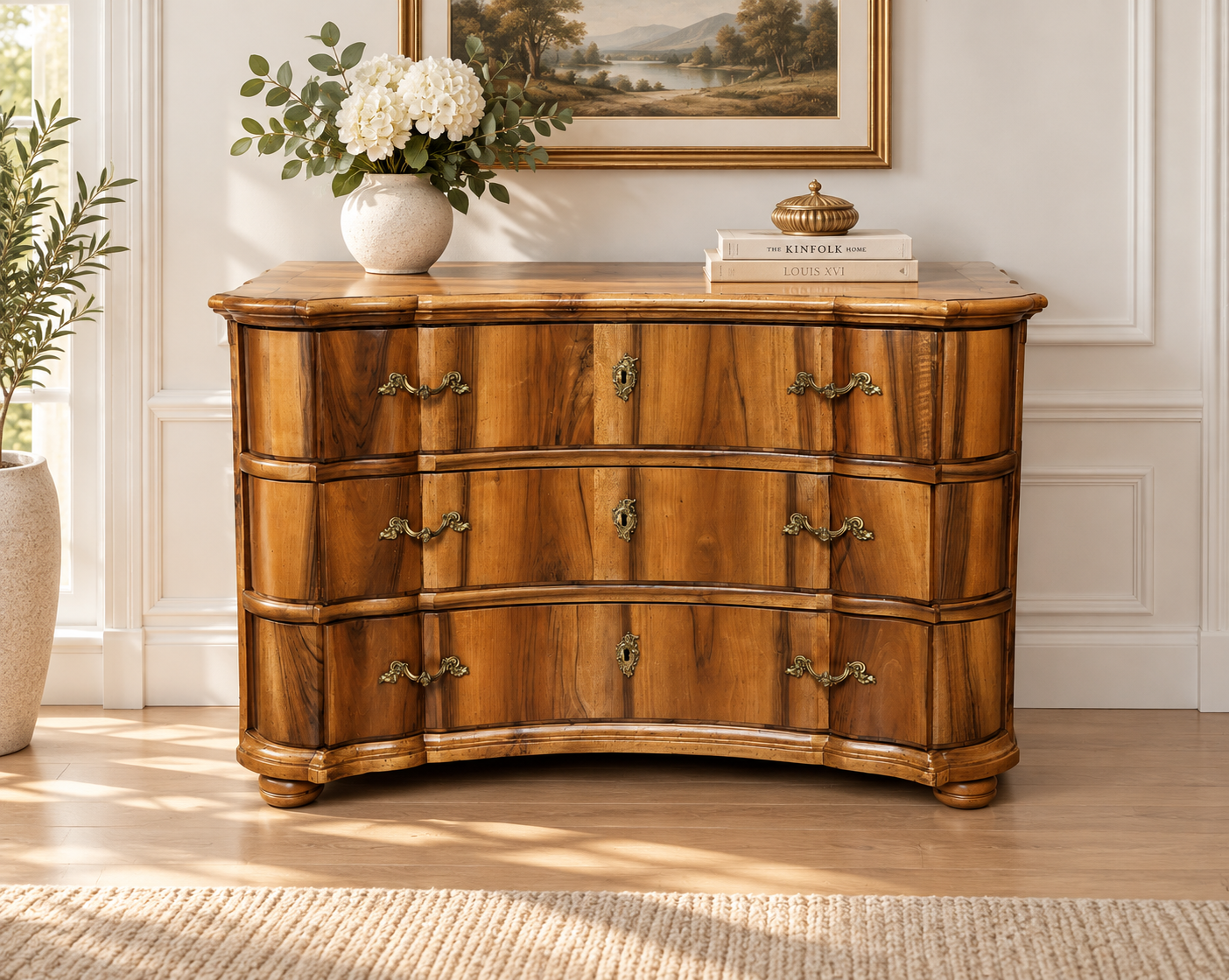 Barock Kommode Nussbaum