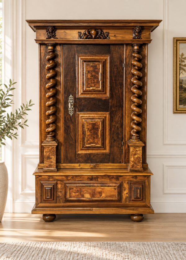 Renaissance Schrank eintürig Nussbaum