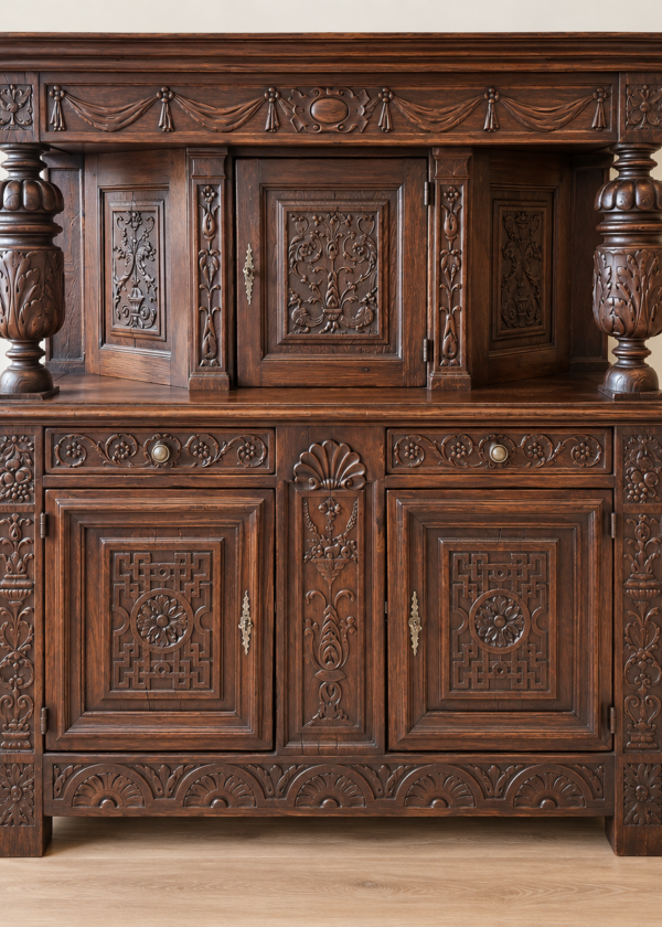 Eiche Renaissance Buffet / Schrank