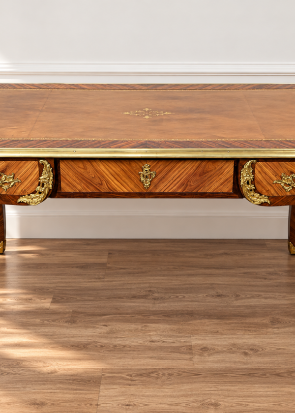 Bureau - Plat Schreibtisch Louis XV Frankreich 19 Jahrhundert