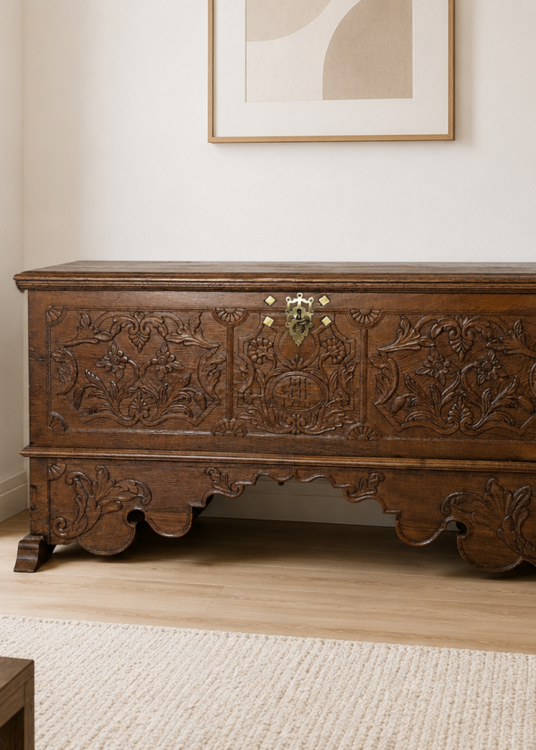 Barock Truhe um 1770 Hessen