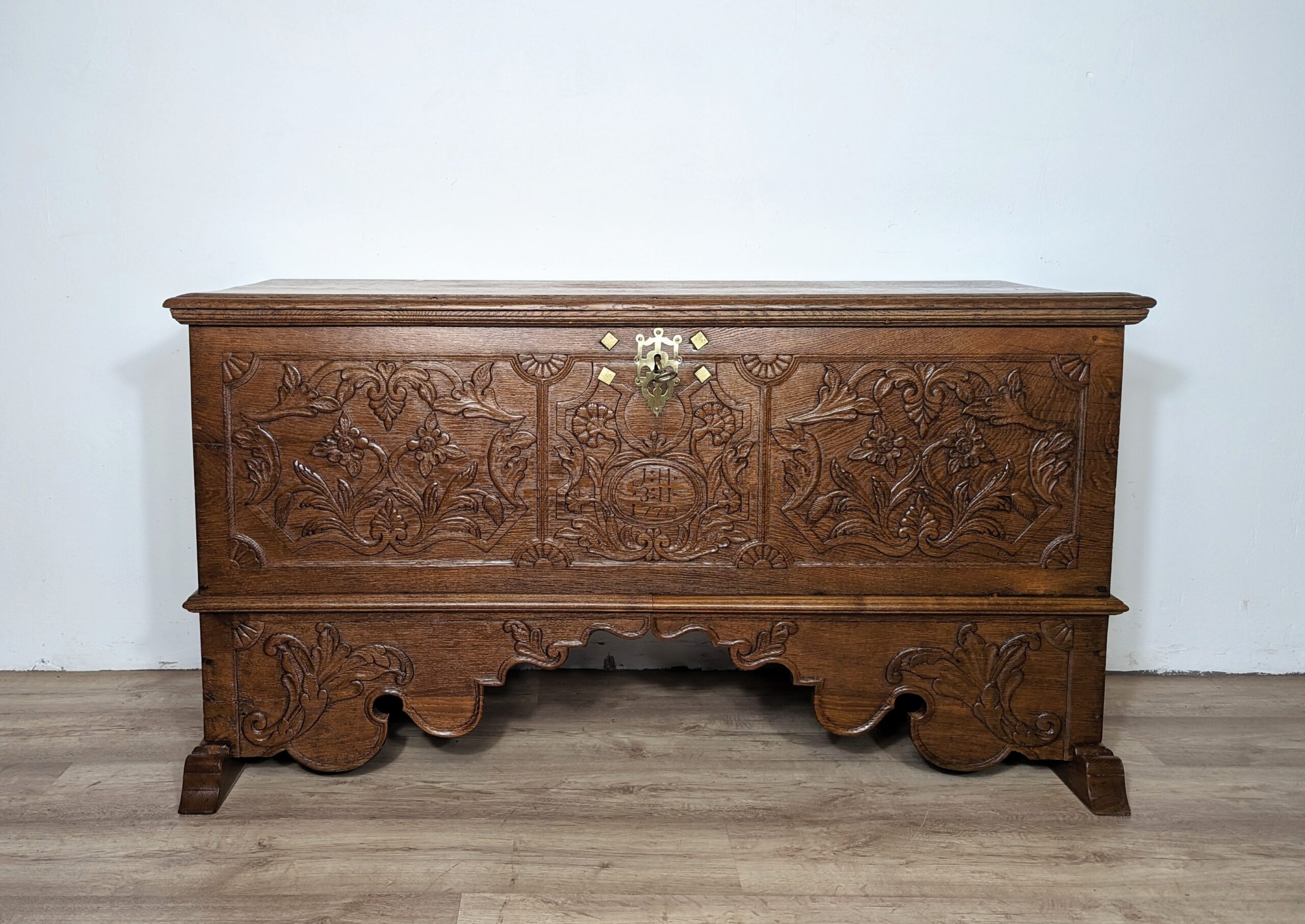 Barock Truhe um 1770 Hessen