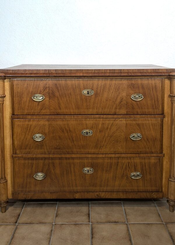 Biedermeier Eiche Kommode