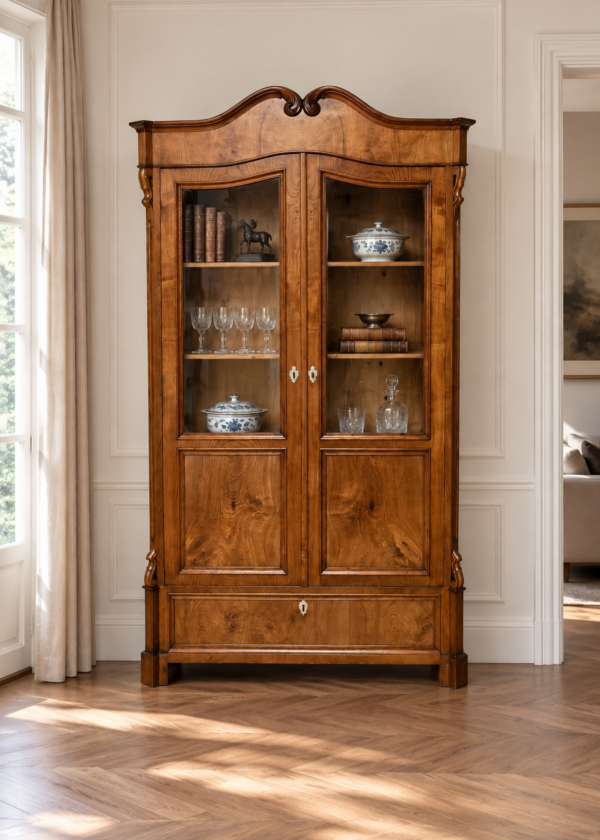 Esche Vitrine Louis Philippe um 1860