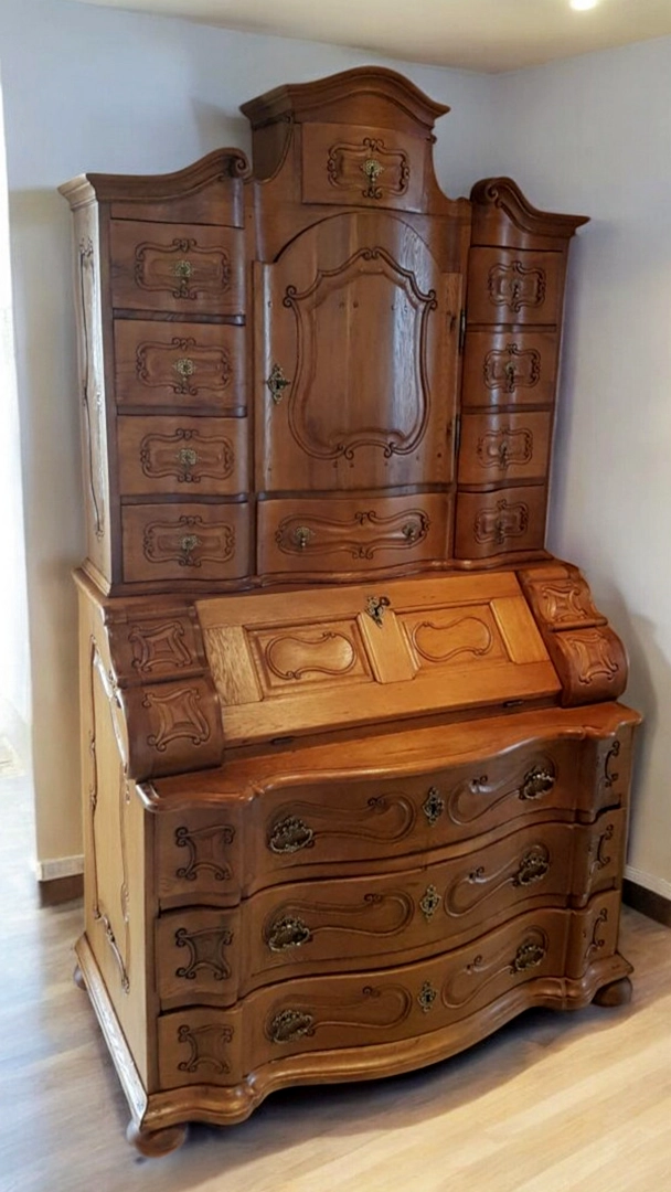Tabernakelsekretär aus Eiche mit Geheimfächern