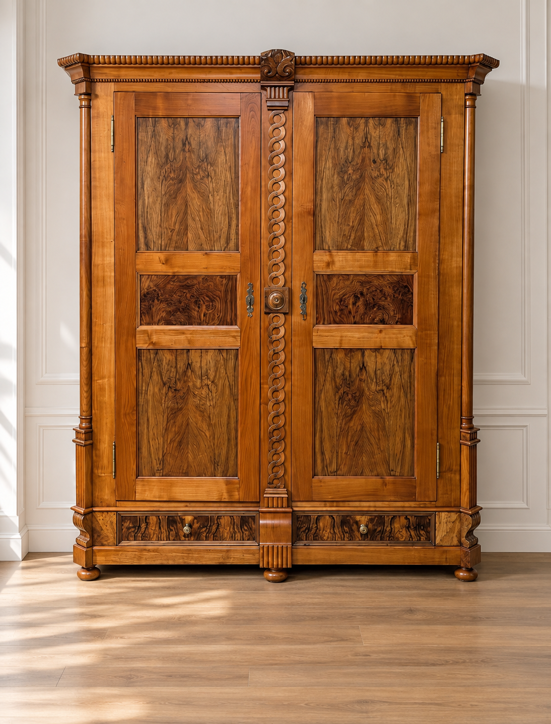 Louis Seize Kirschbaum Schrank