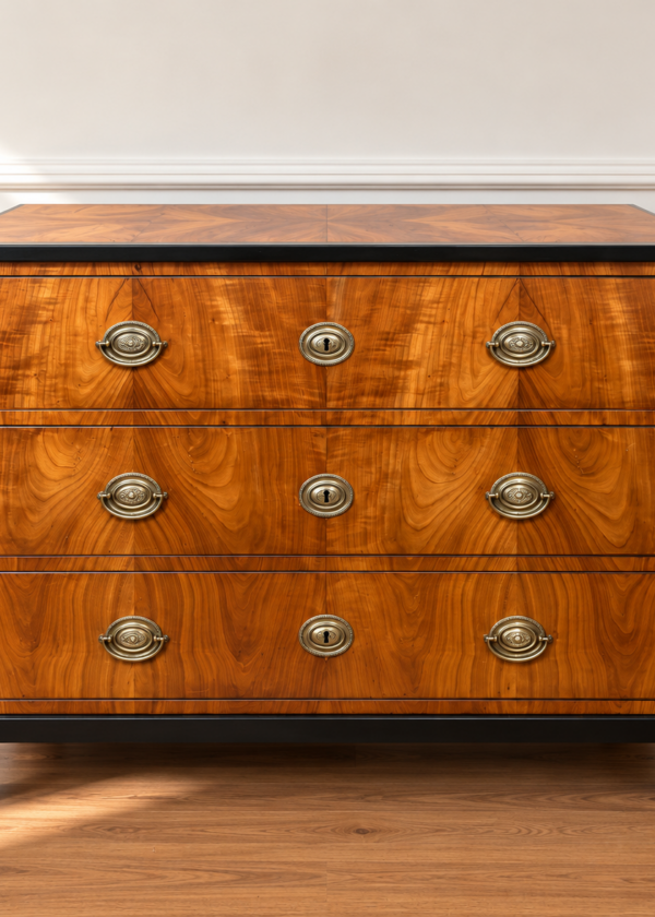 Biedermeier Kirschbaum Kommode