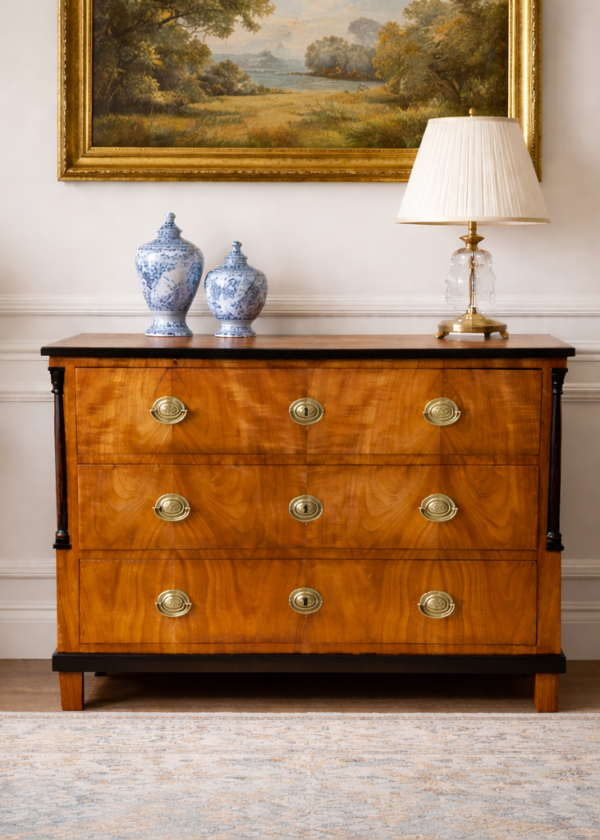 Biedermeier Kirschbaum Kommode