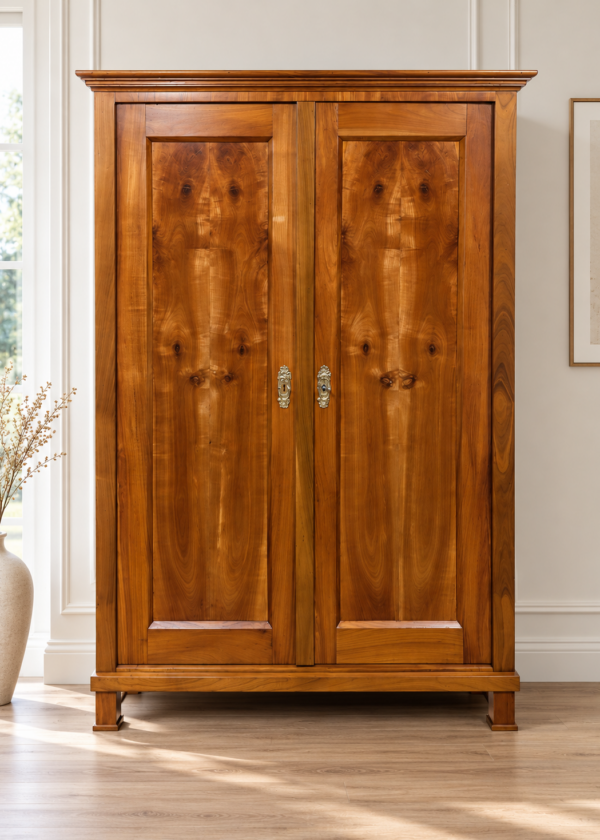 Biedermeier Kirschbaum Schrank